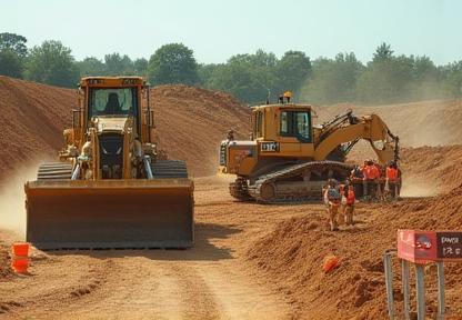 Site development and groundwork machinery
